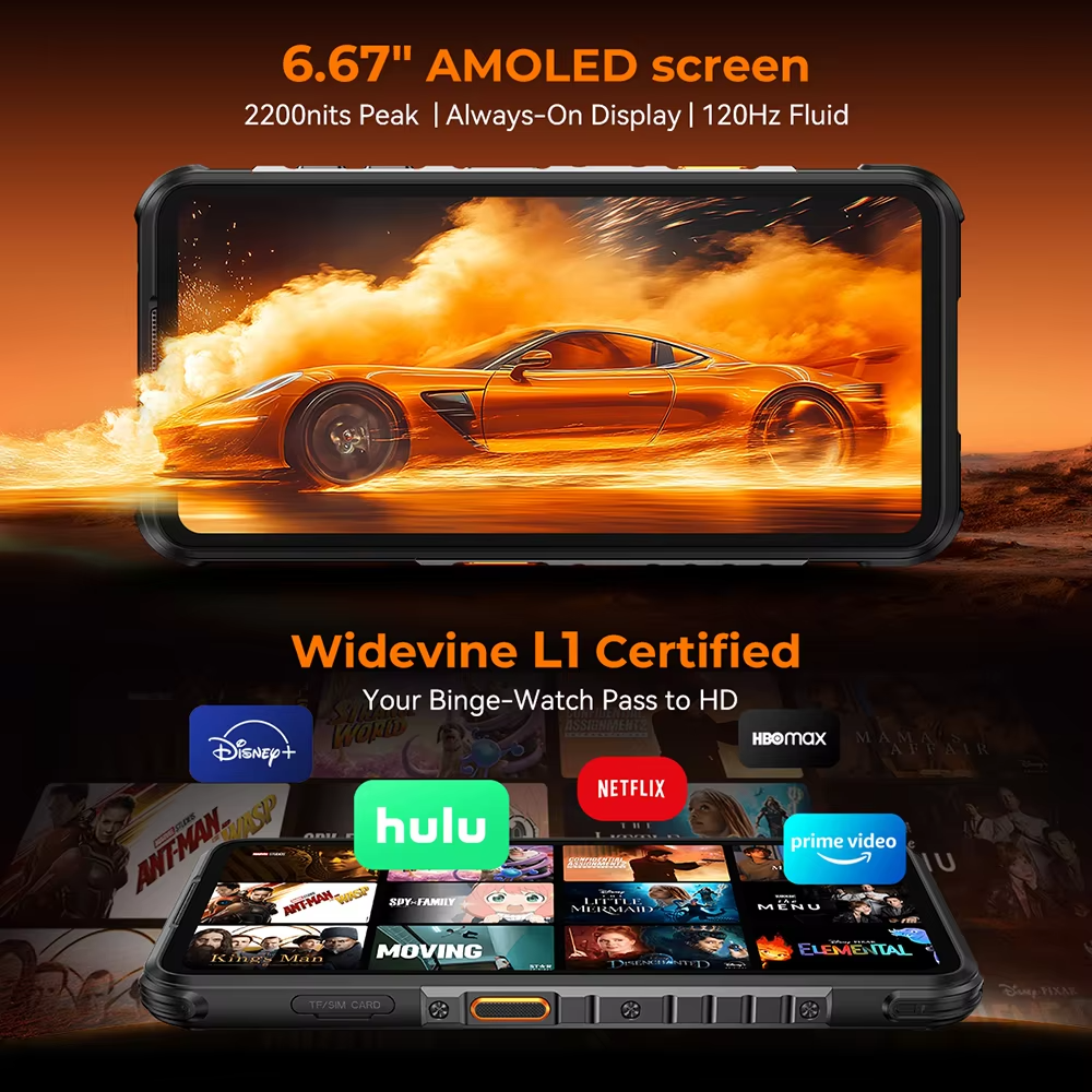 Powerful 5G Rugged Smartphone With AMOLED