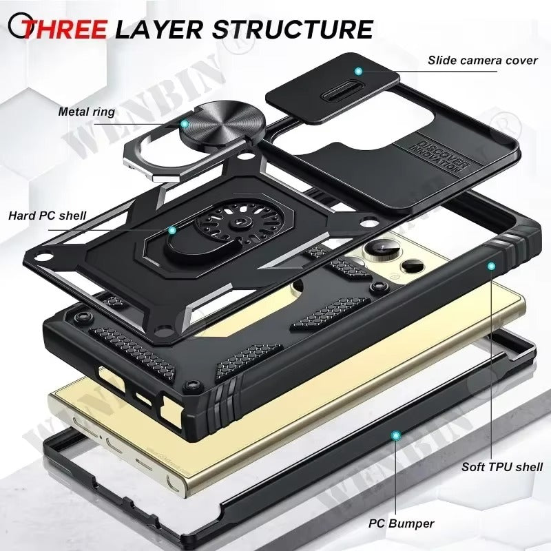 Ultimate Protection With Kickstand And Rotation