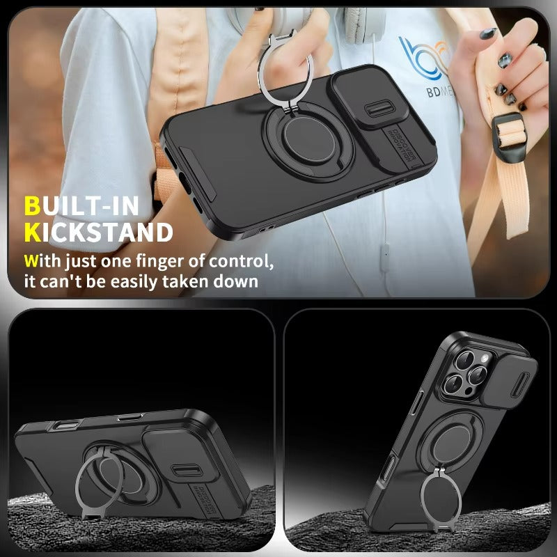 Luxury Rugged Armor Magnetic Case iPhone11