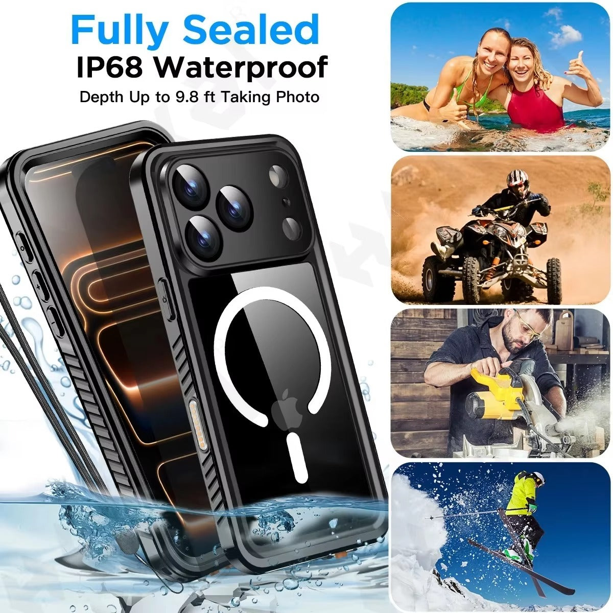 IP68 Waterproof Protection For iPhone 15