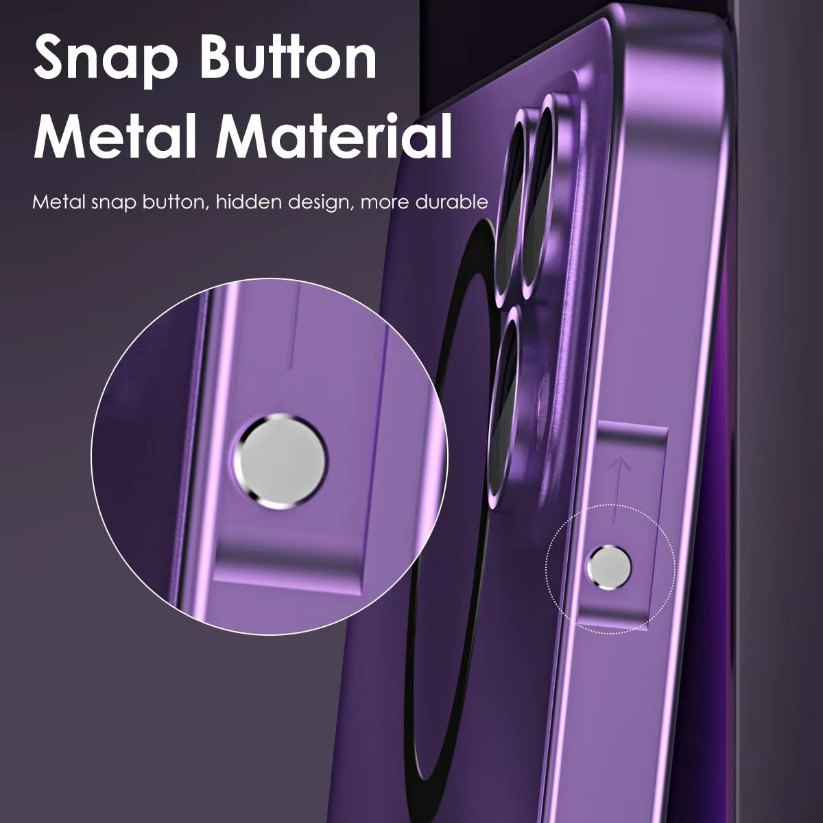 Luxury Metal iPhone Case 14 Edition best quality